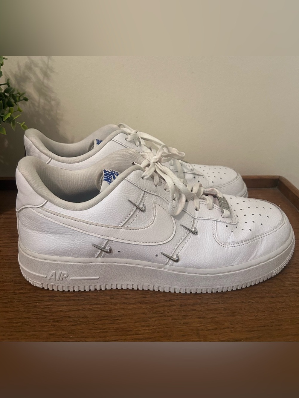 Nike Air Force 1 07 Lx Sisterhood White Metallic Silver Womens CT1990-100 Sz 10